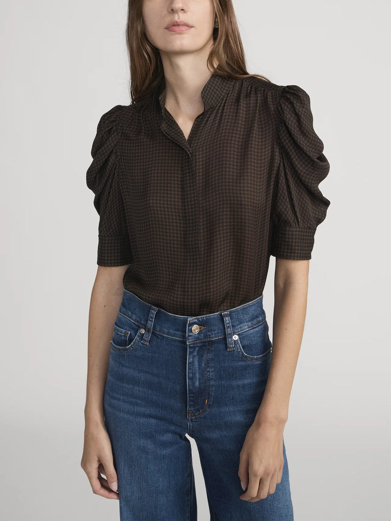 Frame - The Gillian Top - Americano Multi