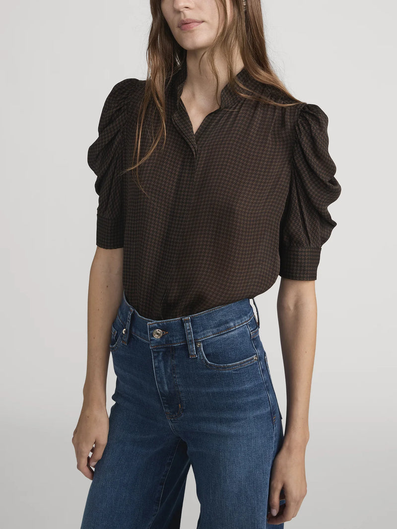 Frame - The Gillian Top - Americano Multi