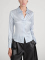 Frame - The Office Shirt - Bay Blue Stripe