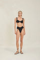 Devon Windsor - Wynn Top - Black Crinkle