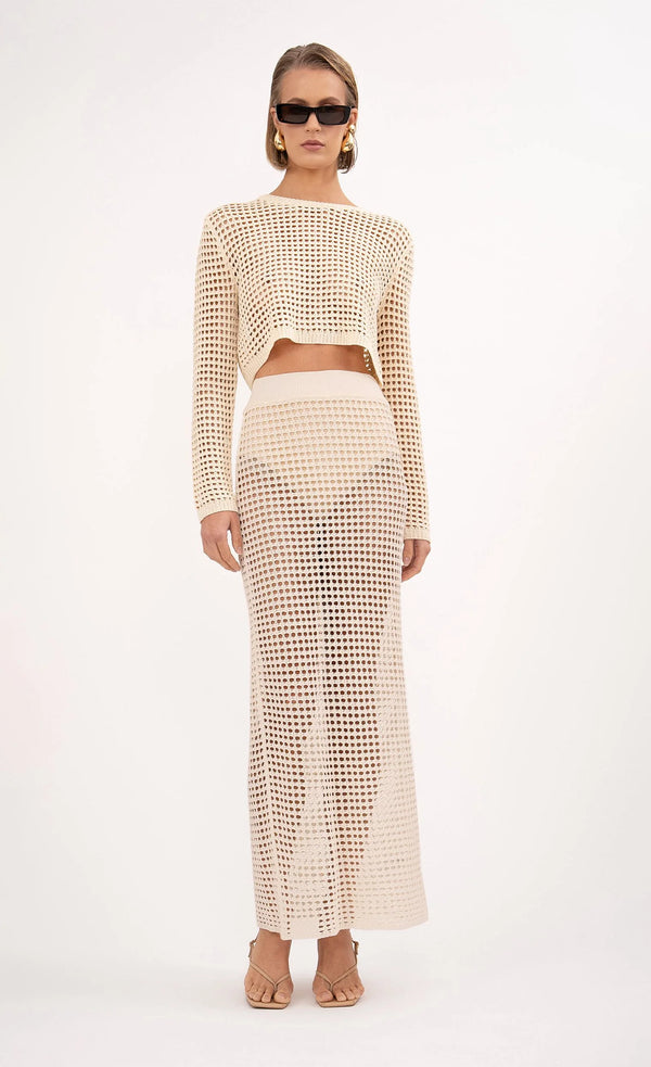 Nonchalant - Jovi Crop - Beige