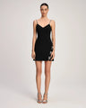 Cinq á Sept - Rhinestone Bow Rella Dress - Black