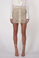 Nonchalant - Kaiden Leather Skirt - Crema