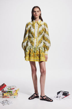 Alémais - Gisela Mini Shirtdress - Yellow