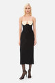 Anna October - Amur Midi Dress - Black/White