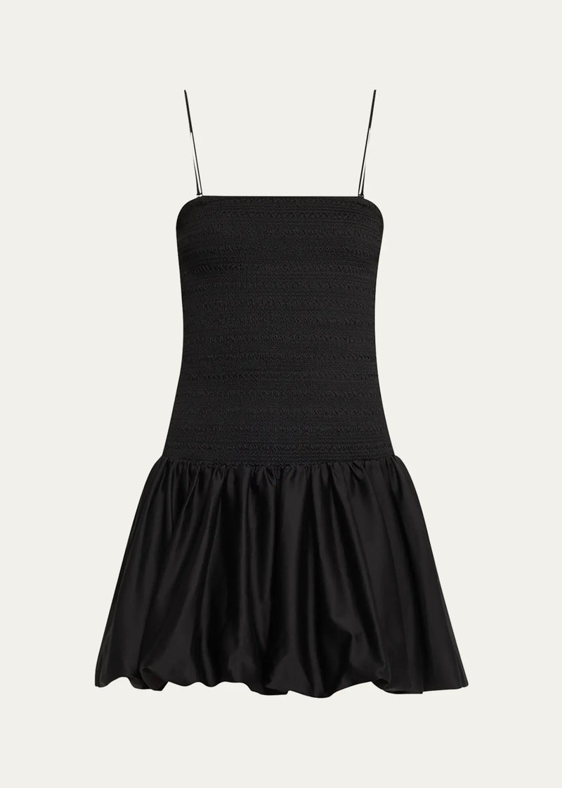 Alice + Olivia - Arden Drop Waist Mini Dress - Black