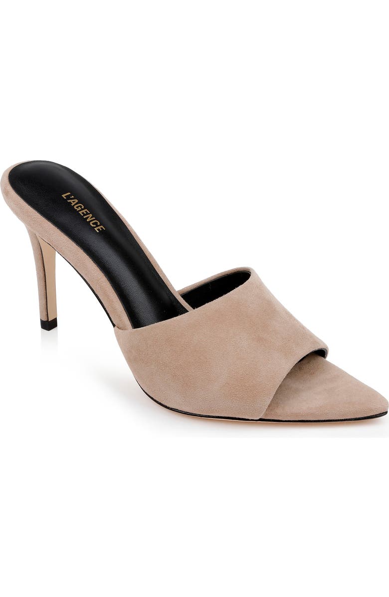 L’agence - Lolita Heel Sandal - Cappuccino Suede