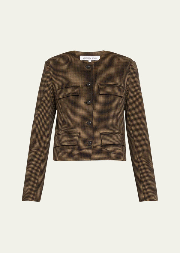 Veronica Beard - Berkley Tailored Knit Jacket - Acornblack