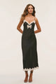 LoveShackFancy - Lomira Lace Bow Maxi Dress - Black