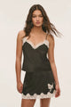 LoveShackFancy - Roxsana Crepe Cami - Black