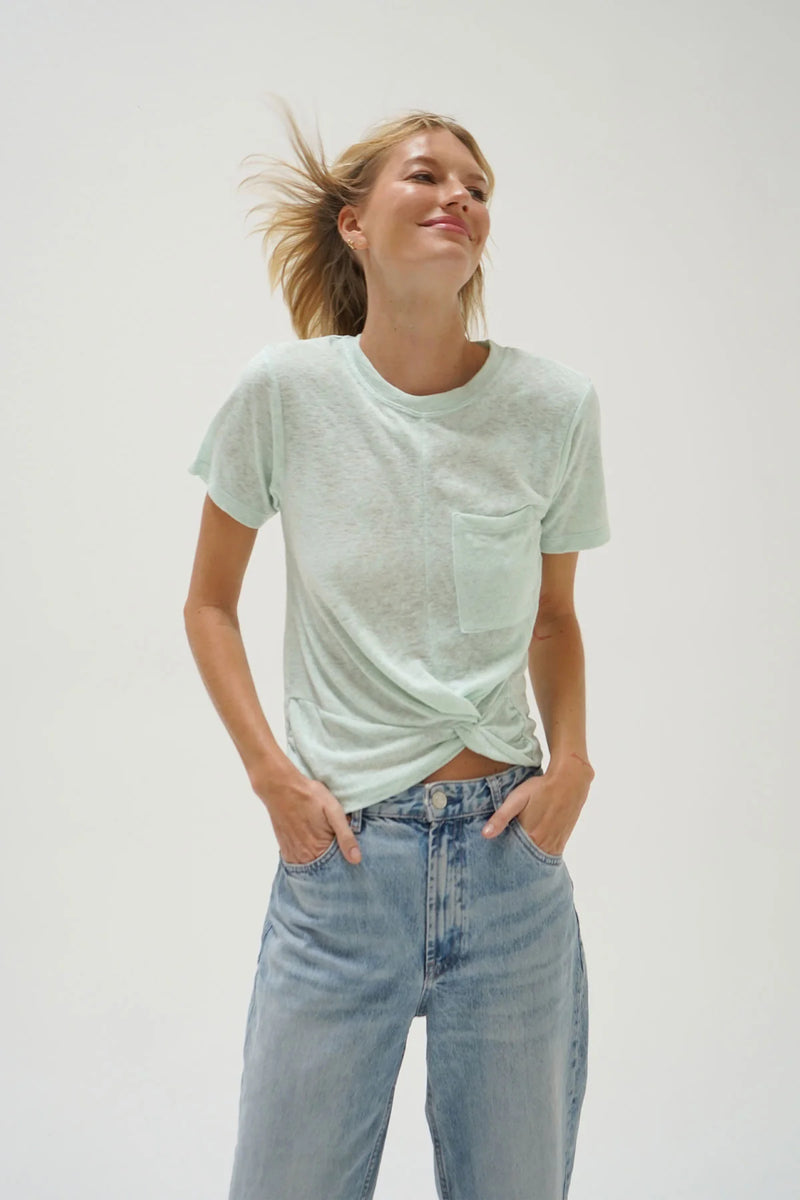 LNA - Lina Brushed Tee - Sea Foam