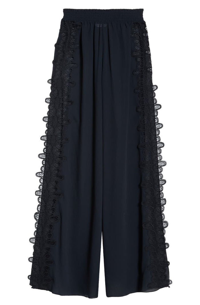 knee length dresses for ladies Ramy Brook Aviana Lace Cover-Up Maxi Dress White