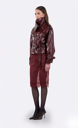 Stella Midi Skirt - Ruby