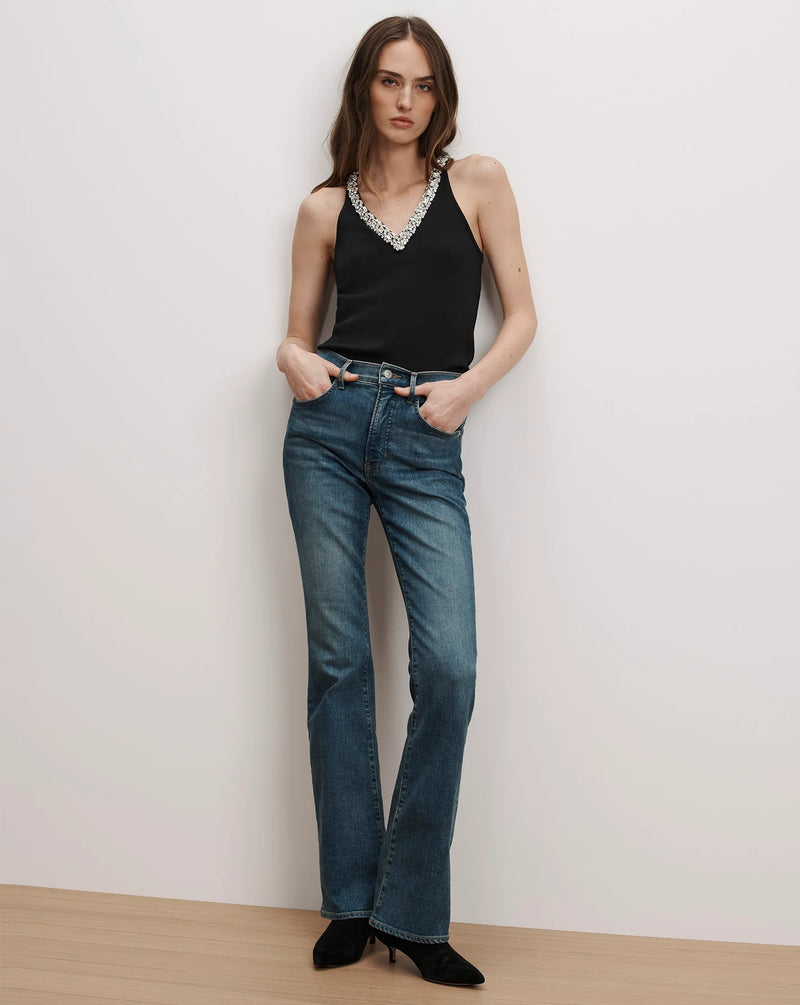 Veronica Beard - Ayres Embellished Tank Top - Black