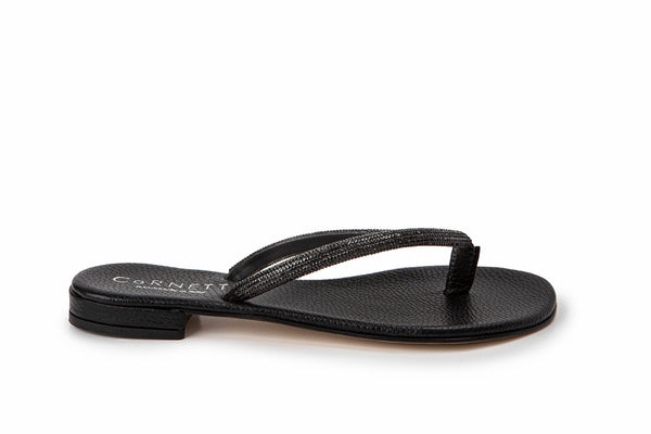 Cornetti - Pogliano Sandal - Black