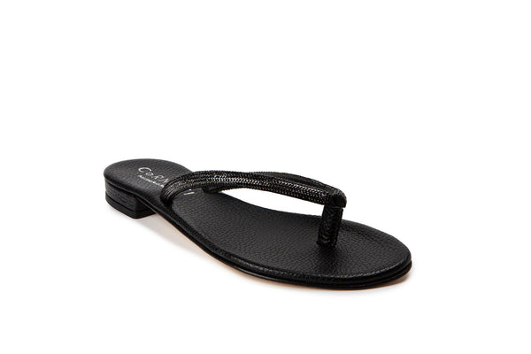 Cornetti - Pogliano Sandal - Black