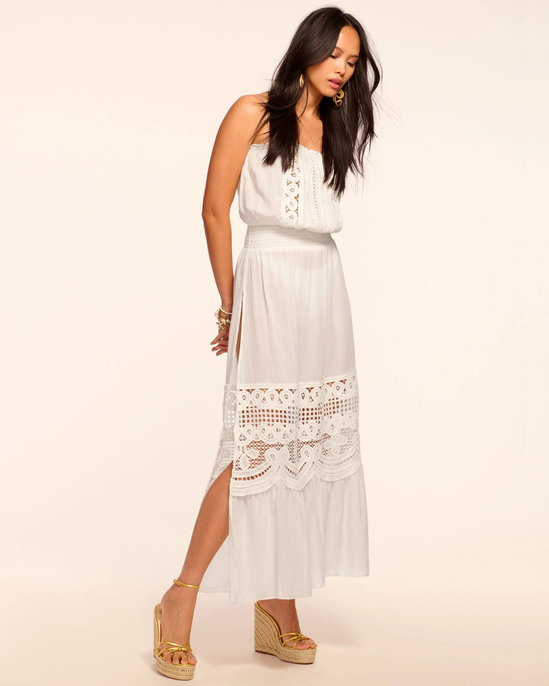 Ramy Brook Cambridge Strapless Coverup Maxi Dress in White - M Ramy Brook Cambridge Strapless Coverup Maxi Dress in White - M