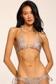 Ramy Brook - Nikoleta Printed Bikini Top - Light Leopard