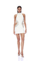 Bronx And Banco - Camila Halterneck Double Cutout Mini Dress - White