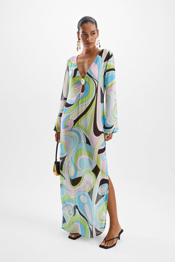 cin cin maxi dress Hotline Orchid Maxi Dress - Antibes