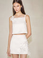 Alexis - Egretta Top - Ivory