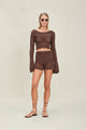Devon Windsor - Salma Top - Cocoa