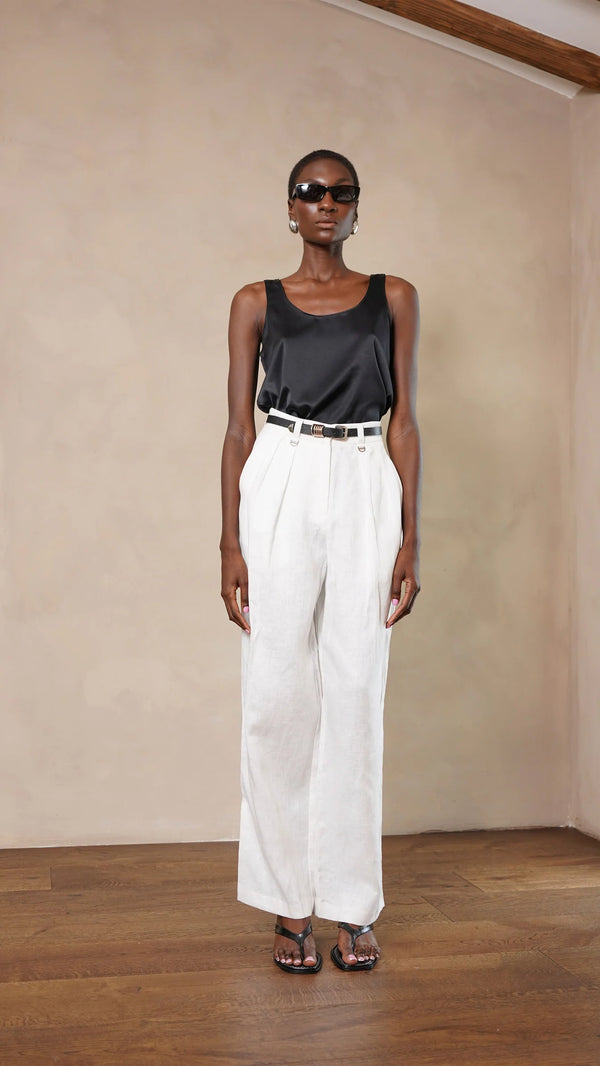 Parentezi - Romy Pants - White