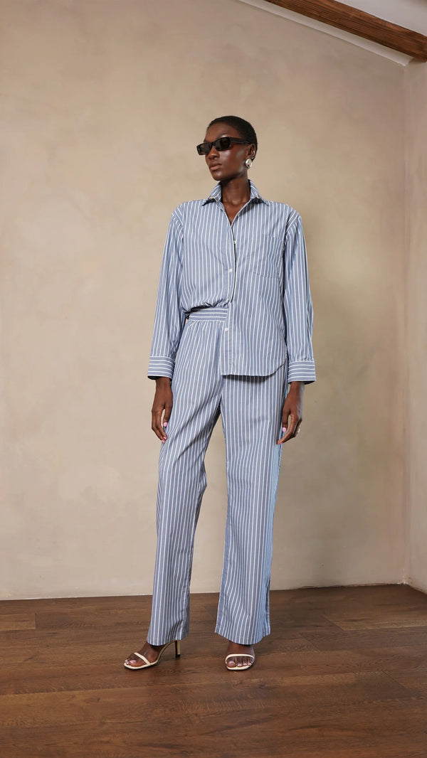 Parentezi - Amelia Shirt - Blue Stripe