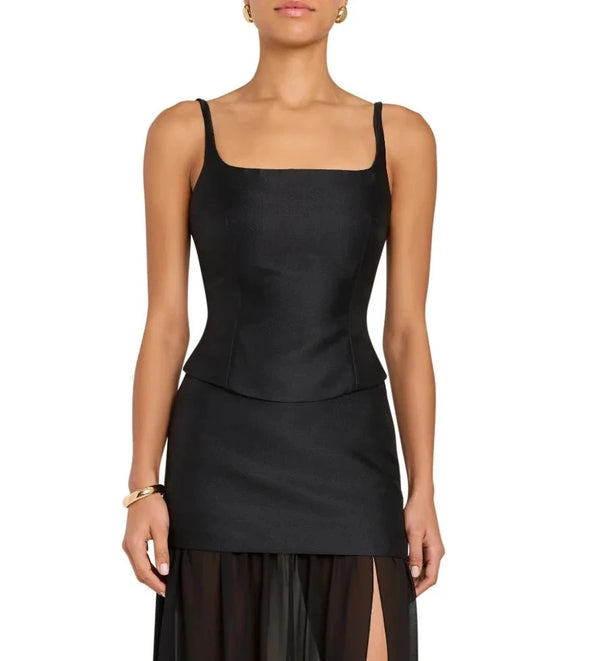 Amanda Uprichard - Jacksonville Top - Black