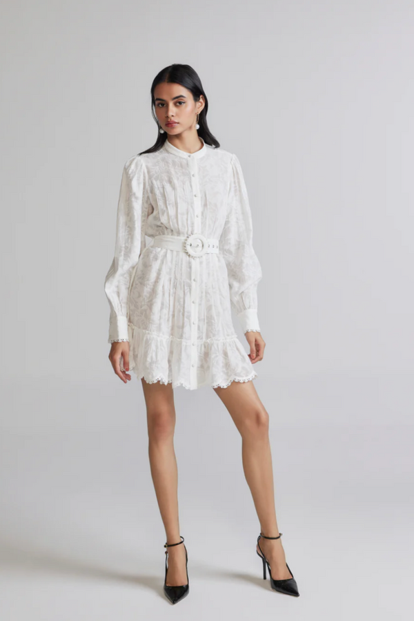 Hemant and Nandita - Ilara Mini Dress - White