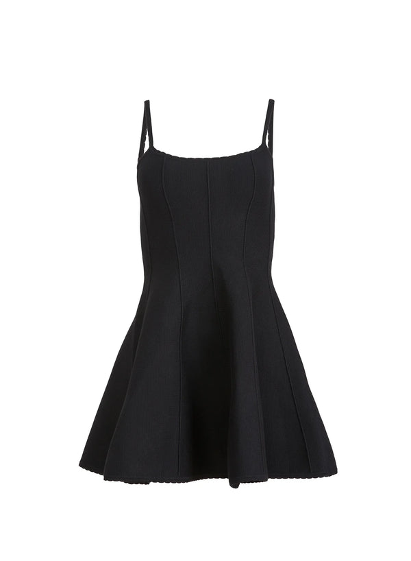 Fleur Du Mal - Knit Corset Dress - Black