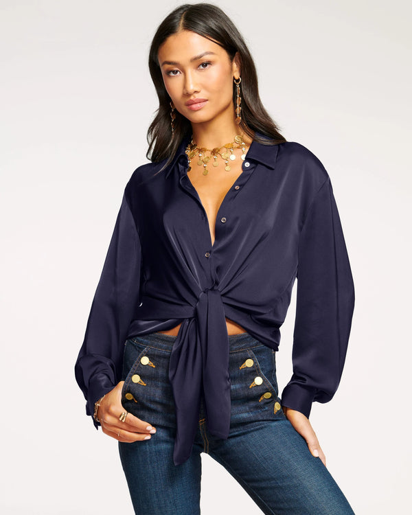 Ramy Brook - Kolby Oversized Button Down Blouse - Multiple Colors