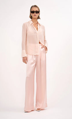 Nonchalant - Val Blouse Set - Pastel Pink