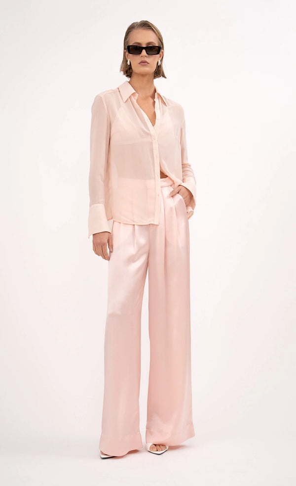 Nonchalant - Val Blouse Set - Pastel Pink