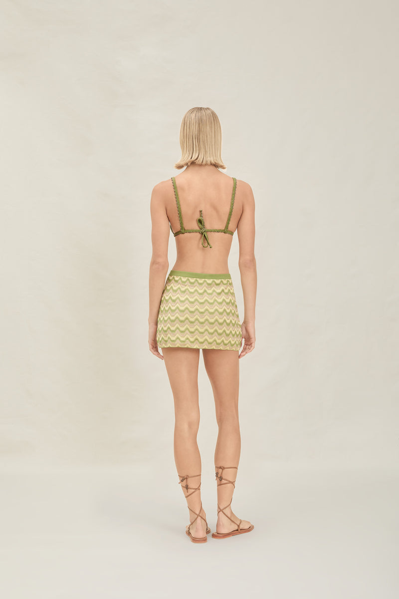 Devon Windsor - Lane Skirt - Pistachio