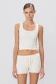 Eterne - Square Neck Tank - Cream