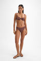 Ariel Ruched Bra - Polka