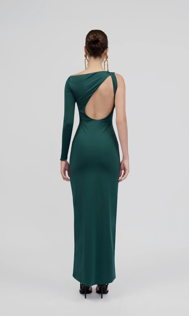 Maygel Coronel - Negrete Dress - Emerald Green