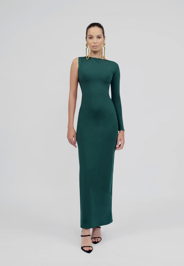 Maygel Coronel - Negrete Dress - Emerald Green