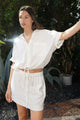 LNA - Alpine Short Sleeve Linen Button Up
