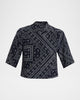 Veronica Beard - Leandra Top - Navy/Dove