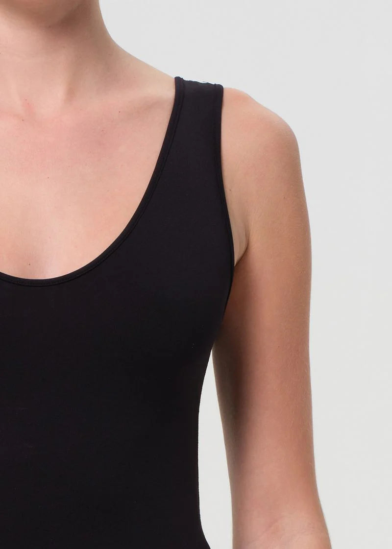 Agolde - Tora Tank Bodysuit - Black