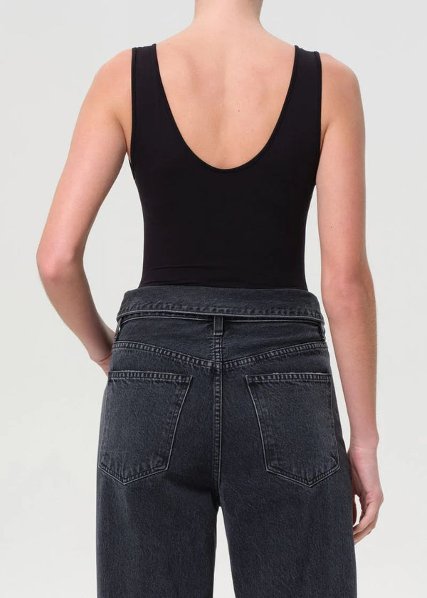 Agolde - Tora Tank Bodysuit - Black