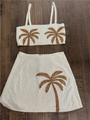 Oceanus - Palm Tree Coord Bottom - Gold