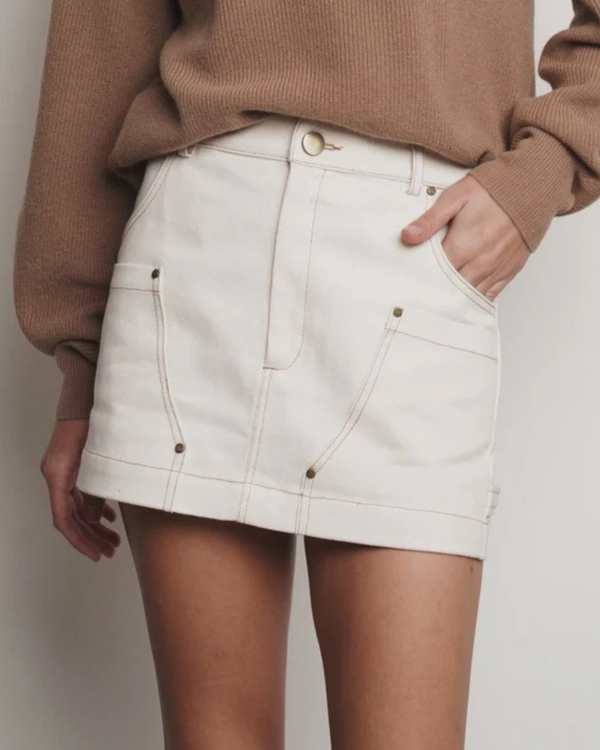 Parentezi - Harper Mini Skirt - Ivory