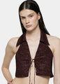 Oséree - Lumière Polo Top - Chocolate