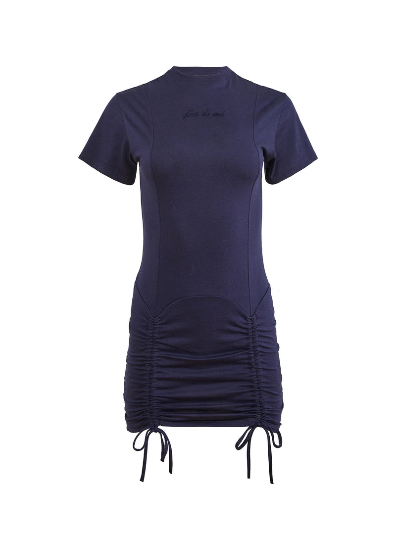Fleur Du Mal - Riley T-Shirt Dress - Navy