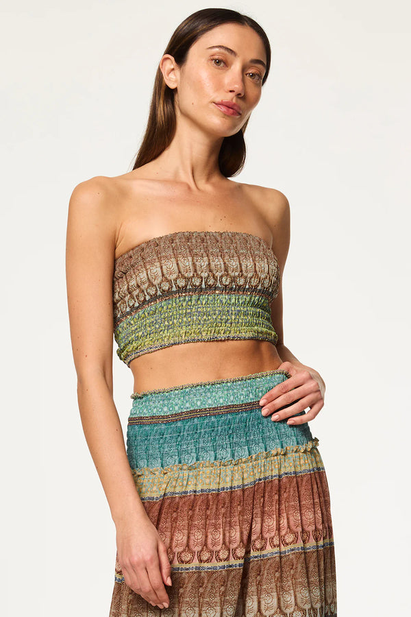Misa - Roksana Bandeau - Paisley Ombre Chiffon