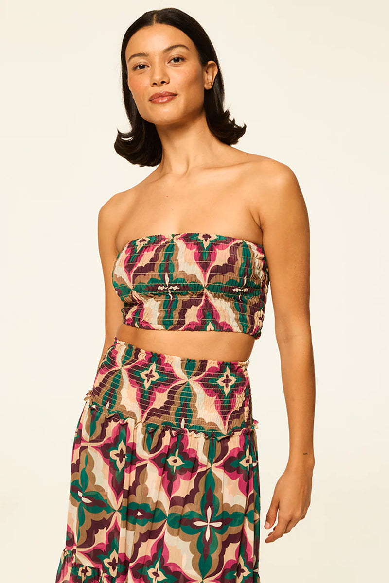 Misa - Roksana Bandeau - Mosaic Fuschia