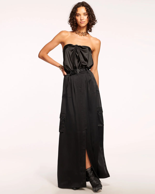 Ramy Brook - Decker Belted Maxi Skirt - Black